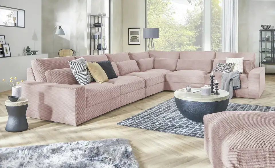 Element Branna Rosé Cordstoff 1-Sitzer