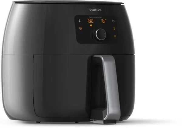 Philips Avance Collection XXL HD9650 Twin TurboStar - Varmluftsrister - 2.2 kW - sort