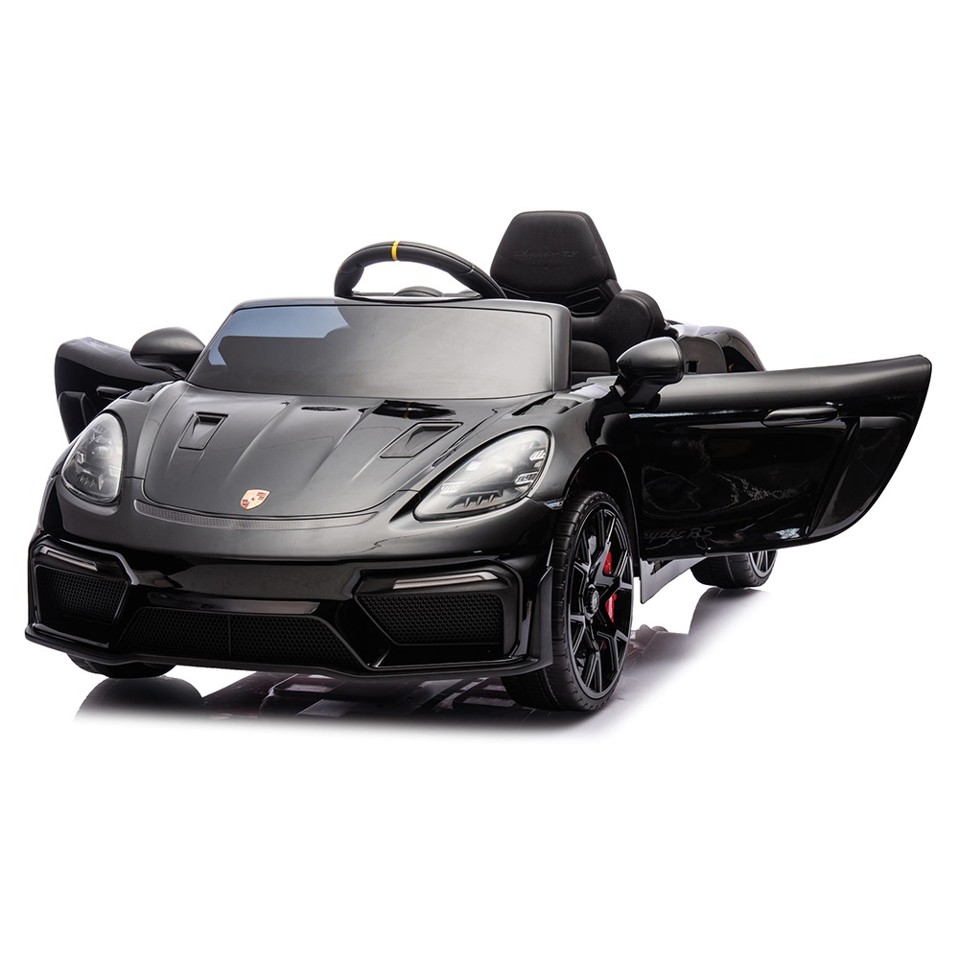 Azeno - Elektrisk Bil - Porsche Spyder 718 RS - Sort