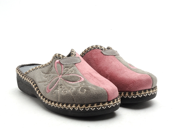 La maison de l espadrille chaussons femme 4205 6 rose