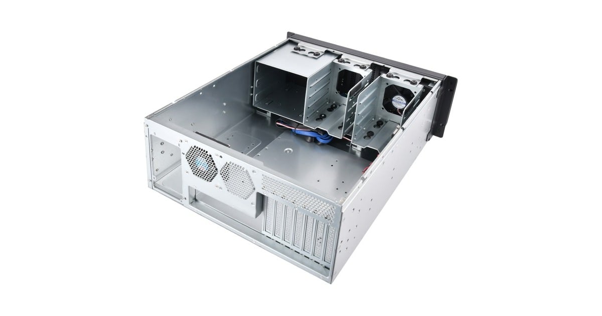 SilverStoneRM400 rack behuizing  (Zwart | 2x USB-A 3.2 (5 Gbit/s))