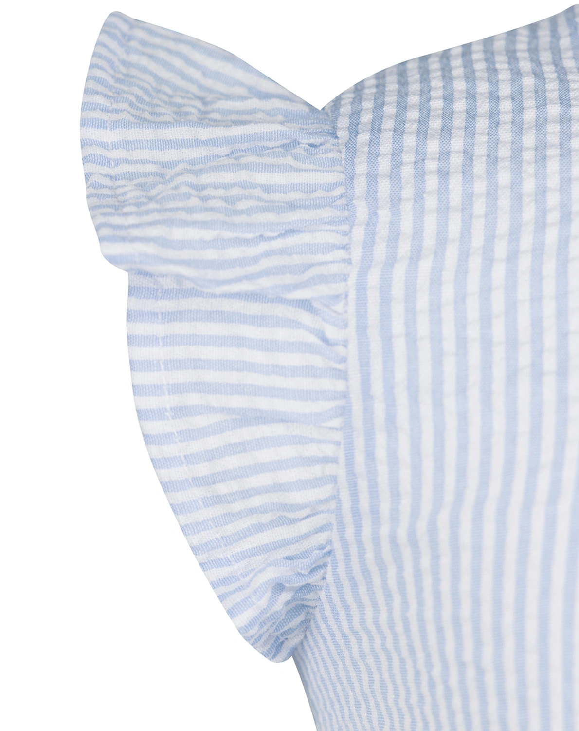 Kurzarmkleid FLOWER & STRIPES in bonnie blue