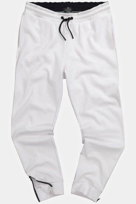 JAY-PI Sweathose, Tennis, Elastikbund, Zipper am Saum, Modern Fit