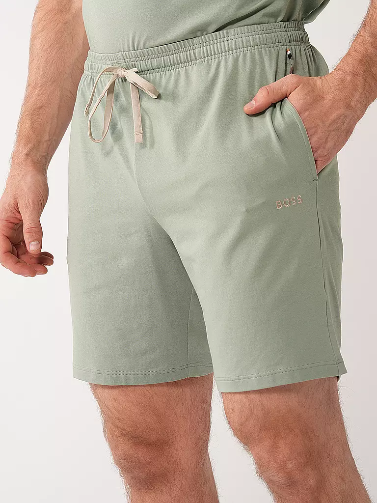 BOSS Loungewear Shorts  hellgrün