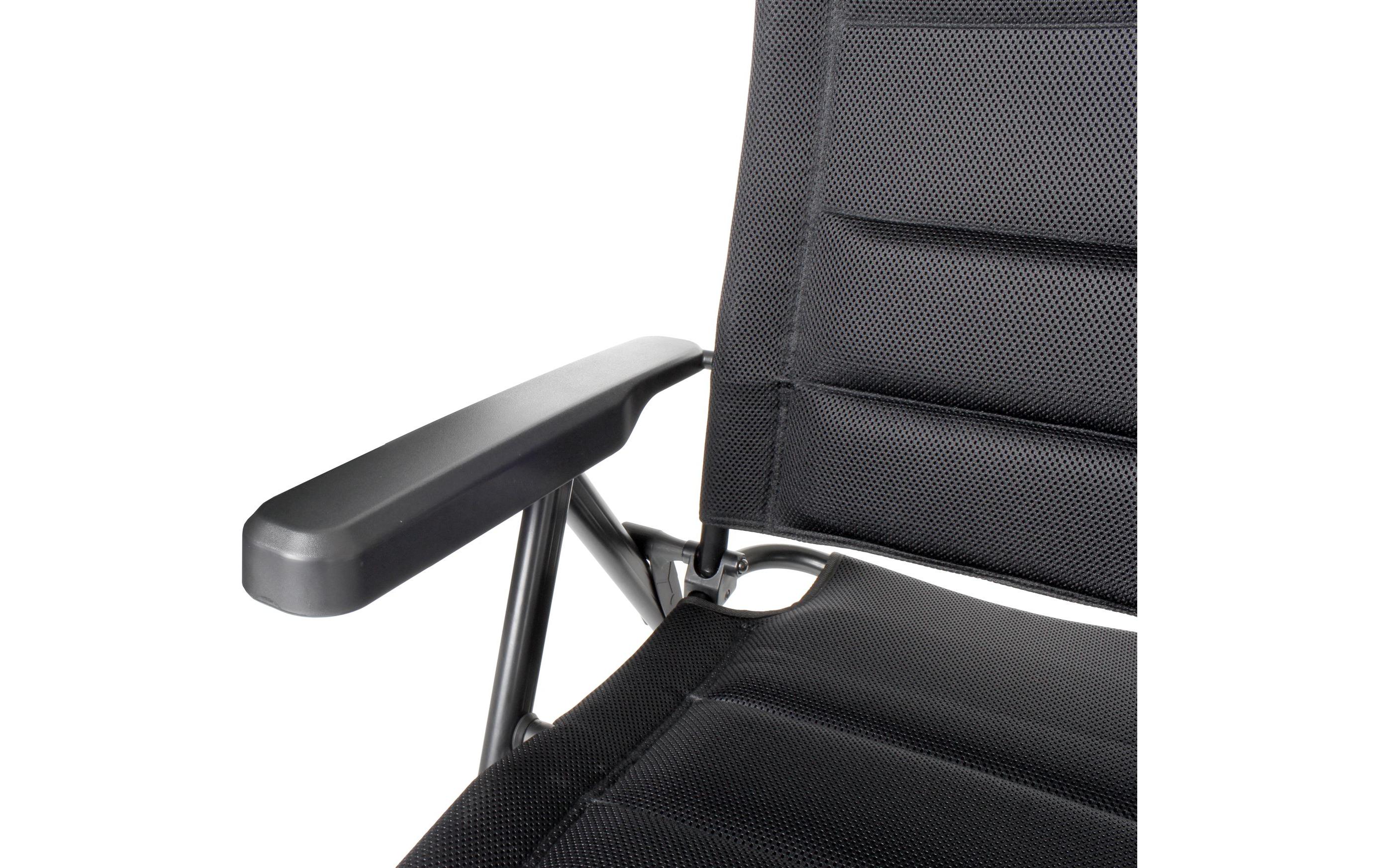 Campingstuhl Aravel 3 D Medium Schwarz<br>Klappstuhl