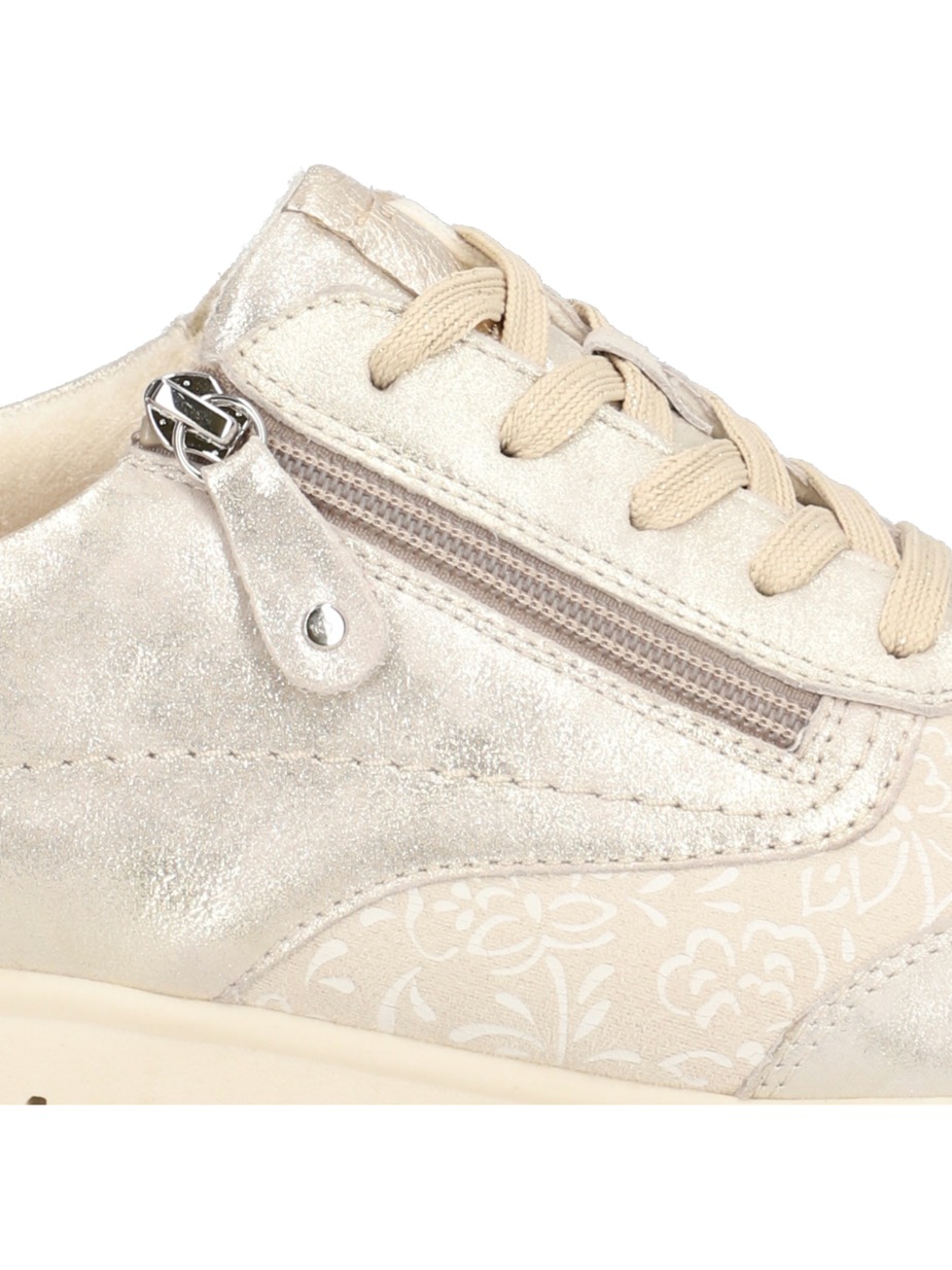 Lederkombination Sneaker