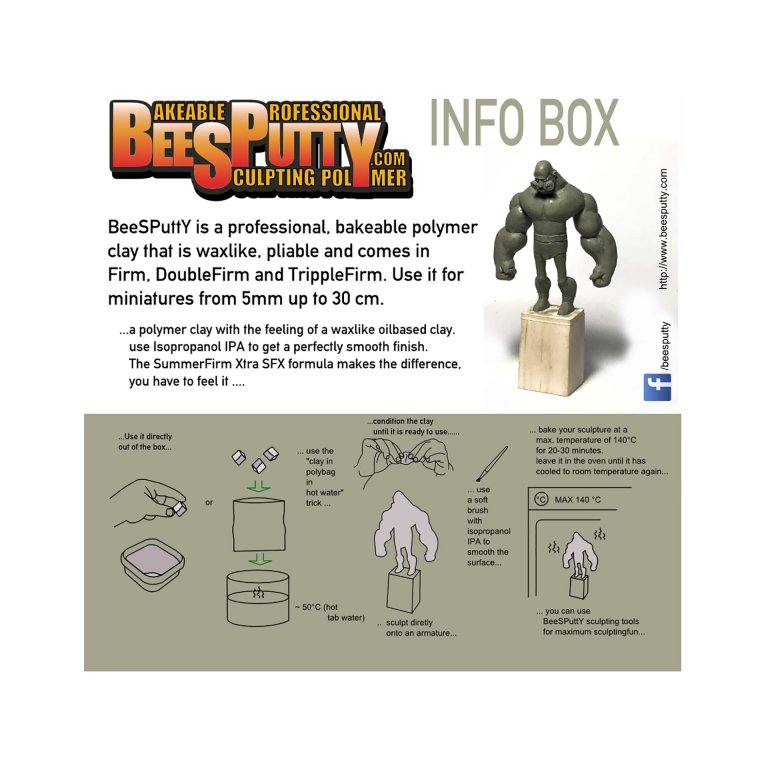 Beesputty Profi Modelliermasse Firm