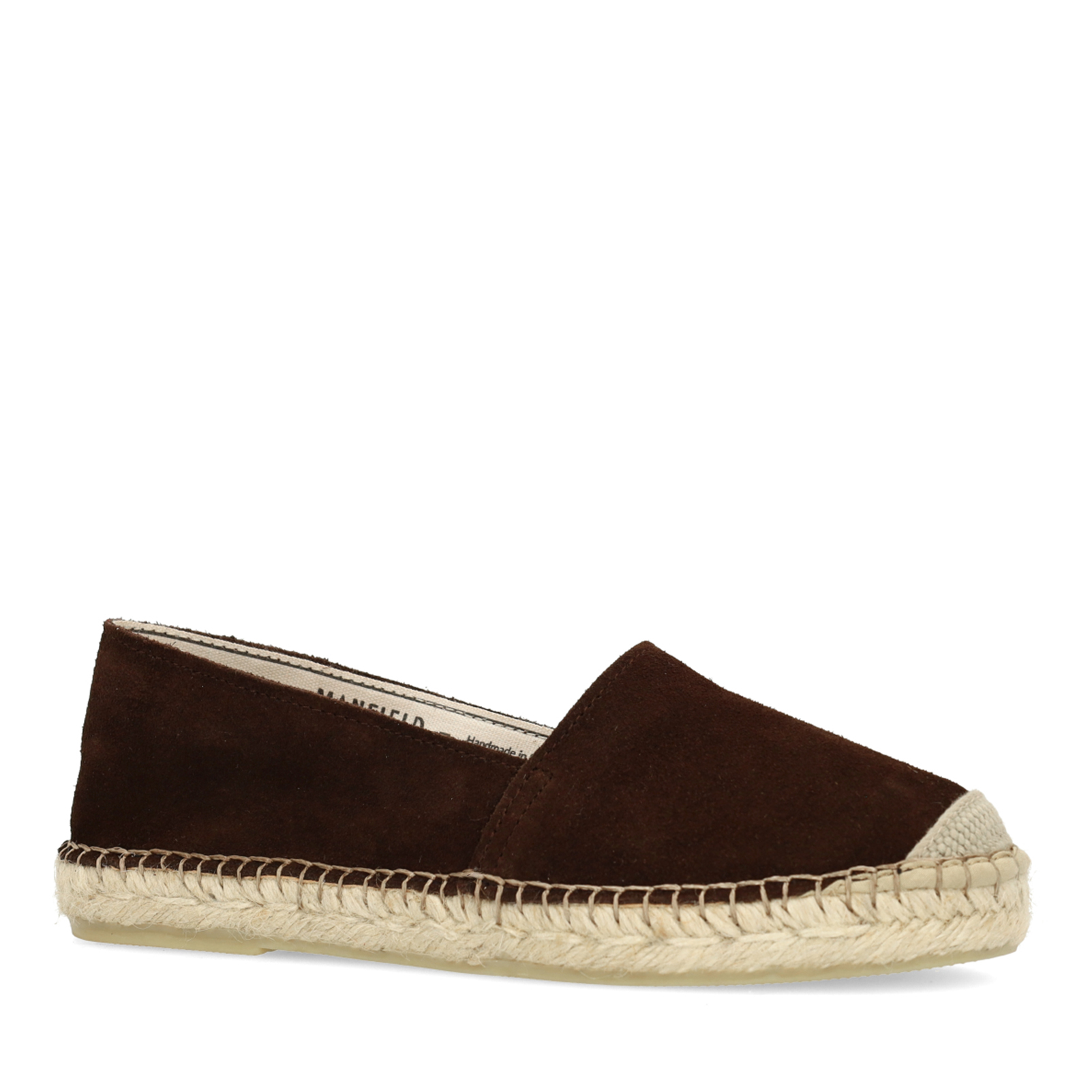 Bruine suède espadrilles