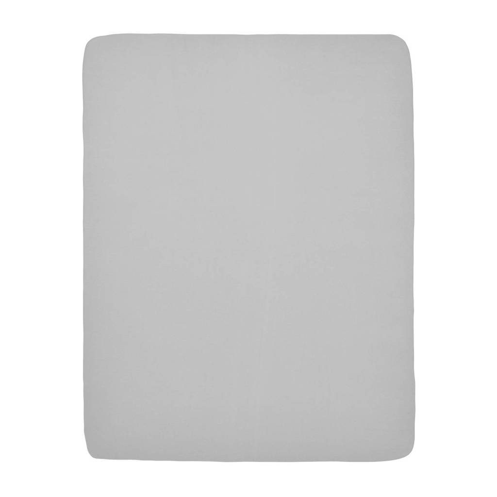 hoeslaken boxmatras 75x95 cm lichtgrijs