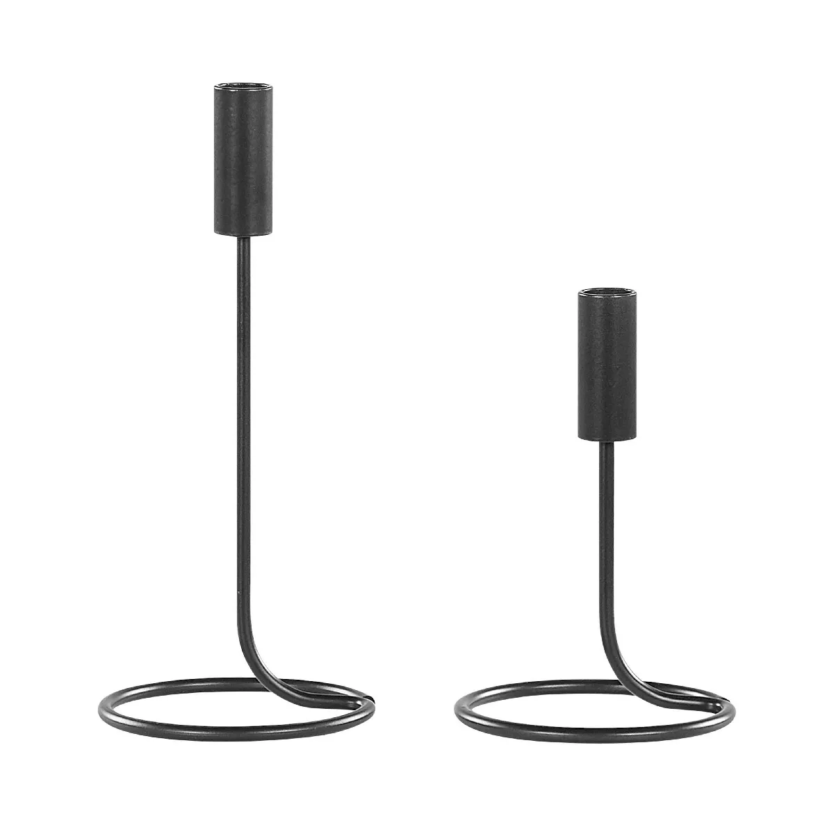 Beliani Bougeoir BUNYU Set - Noir