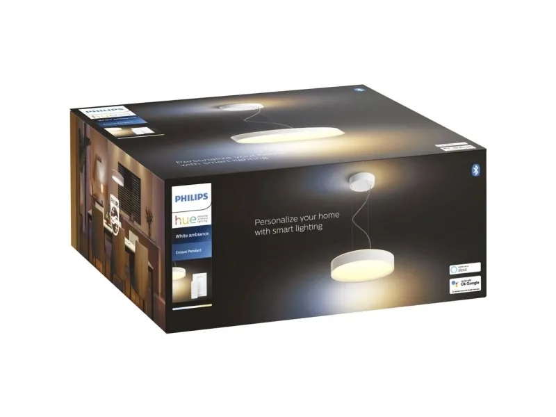 Philips Hue White ambiance Enrave - Vedhængslampe - LED - 33.5 W - varmt til køligt hvidt lys - 2200-6500 K - hvid