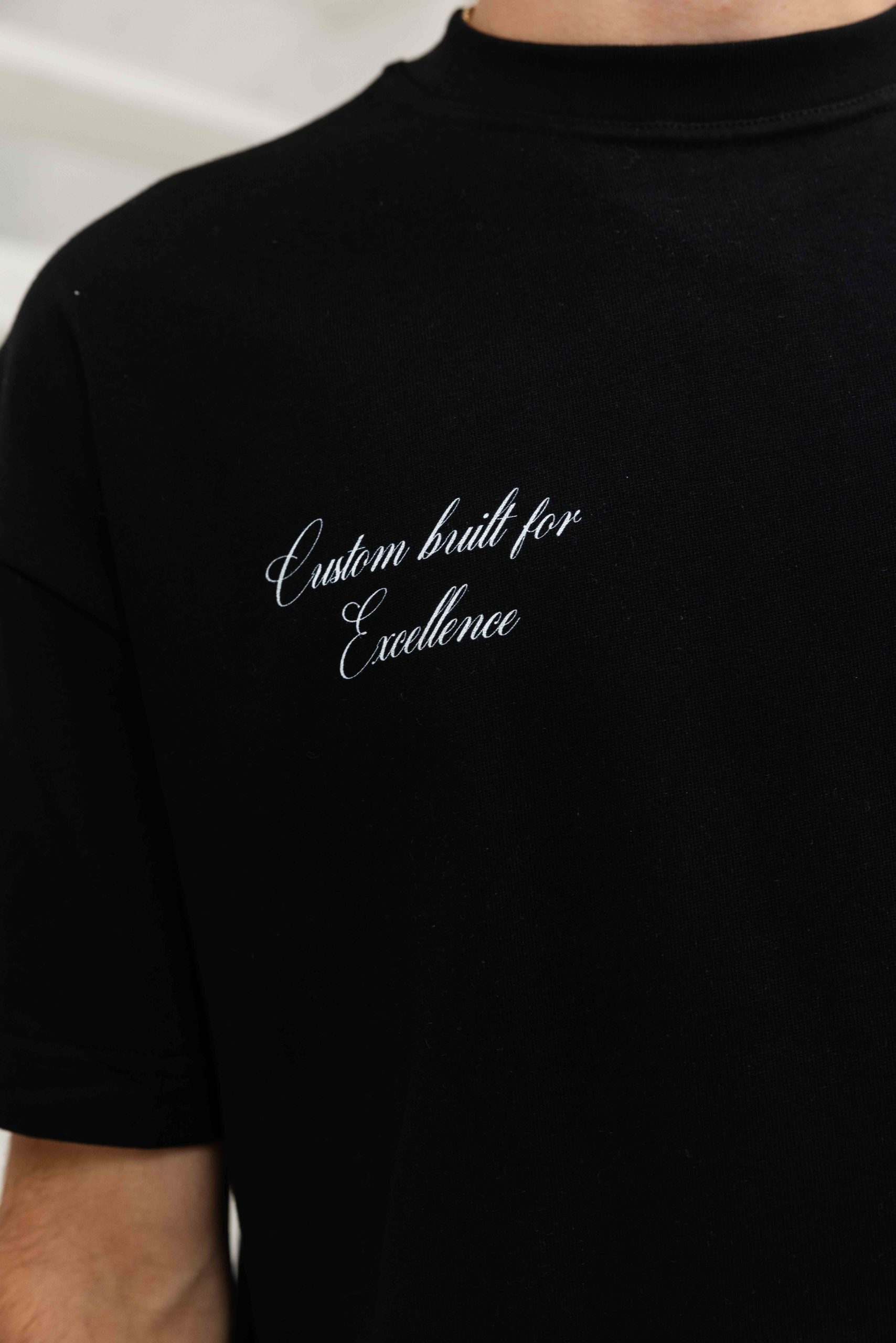 Jorcustom Flowers Loose Fit T-Shirt Heren Zwart