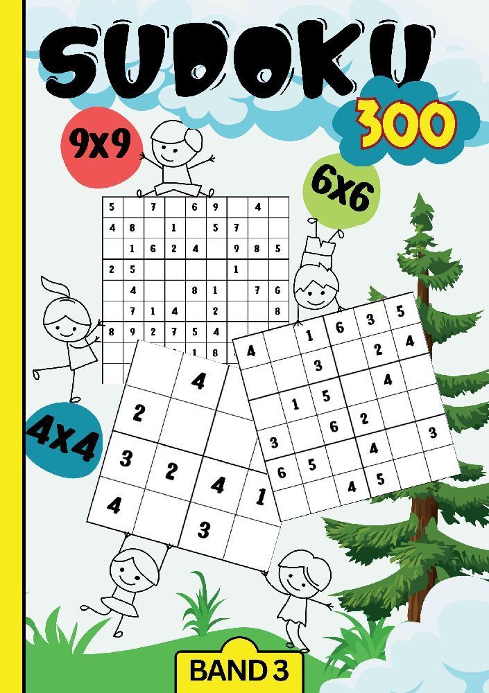 SudKids- 300 Sudoku für Kinder ab 6-8 Jahren