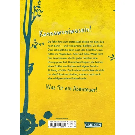 Carlsen Verlag Kannawoniwasein 1: Kannawoniwasein! Manchmal muss man einfach verduften