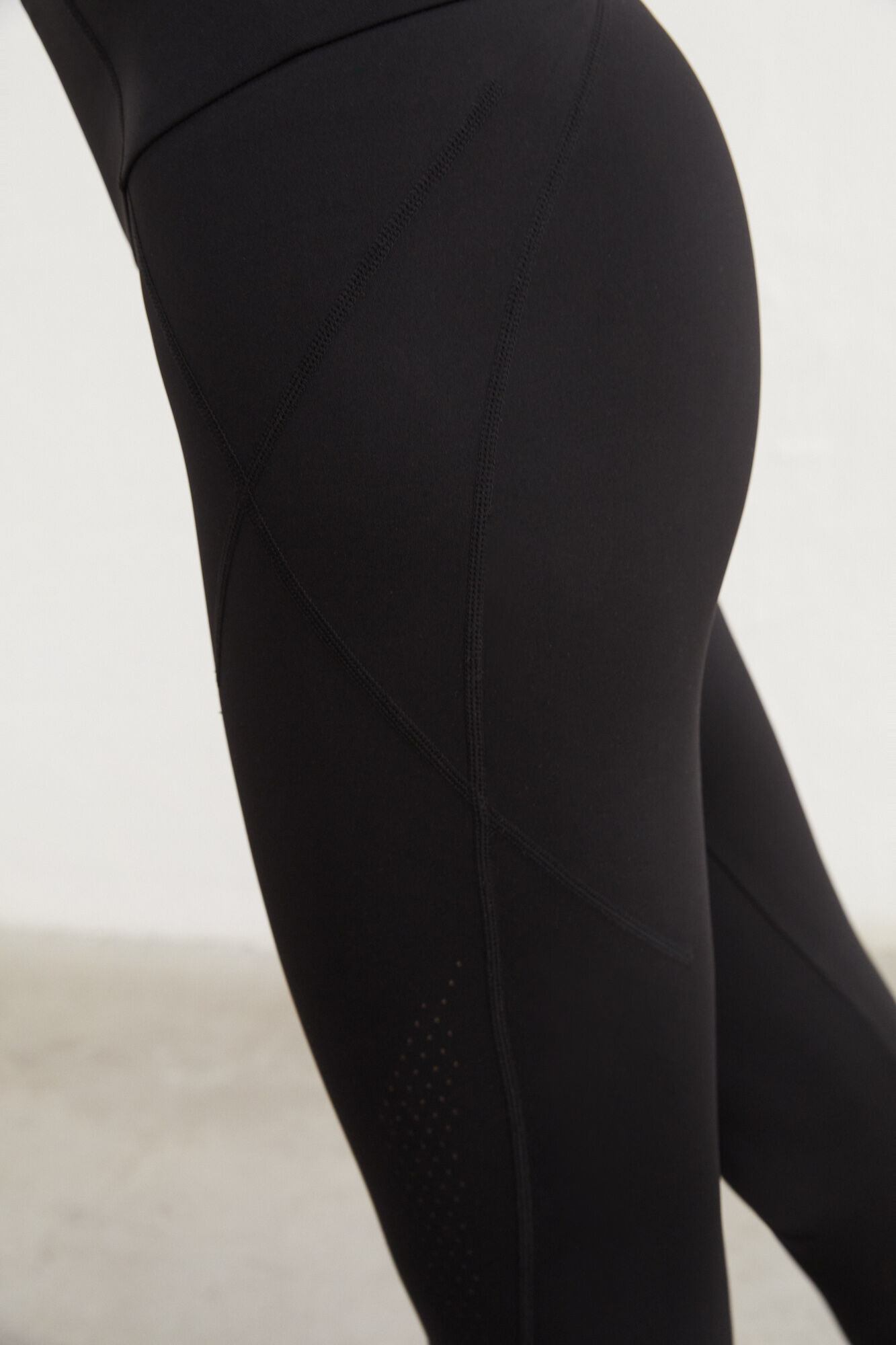 Calça legging preta de compressão - preta