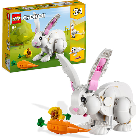 LEGO Creator 31133 3-i-1 hvid kanin