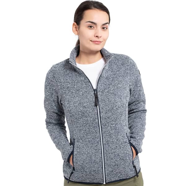 Veste polaire randonnée ICEPEAK ANAHOLA MIDLAYER JACKET W BLEU FONCE
