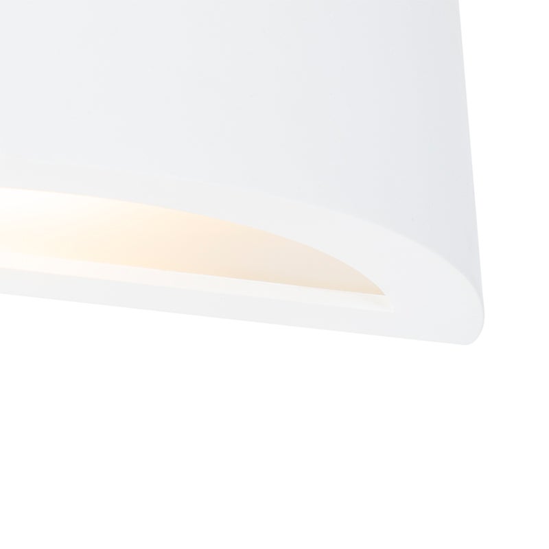 Wandlamp van gips in landelijke stijl - Aurel Novo