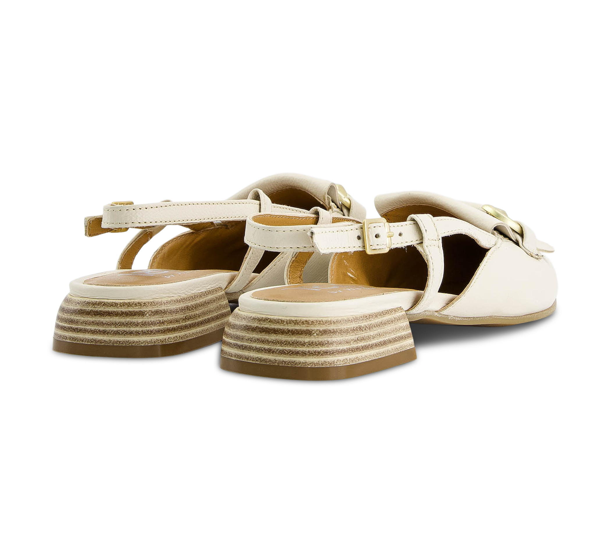 1874 by Walder Sling-Pumps beige/taupe