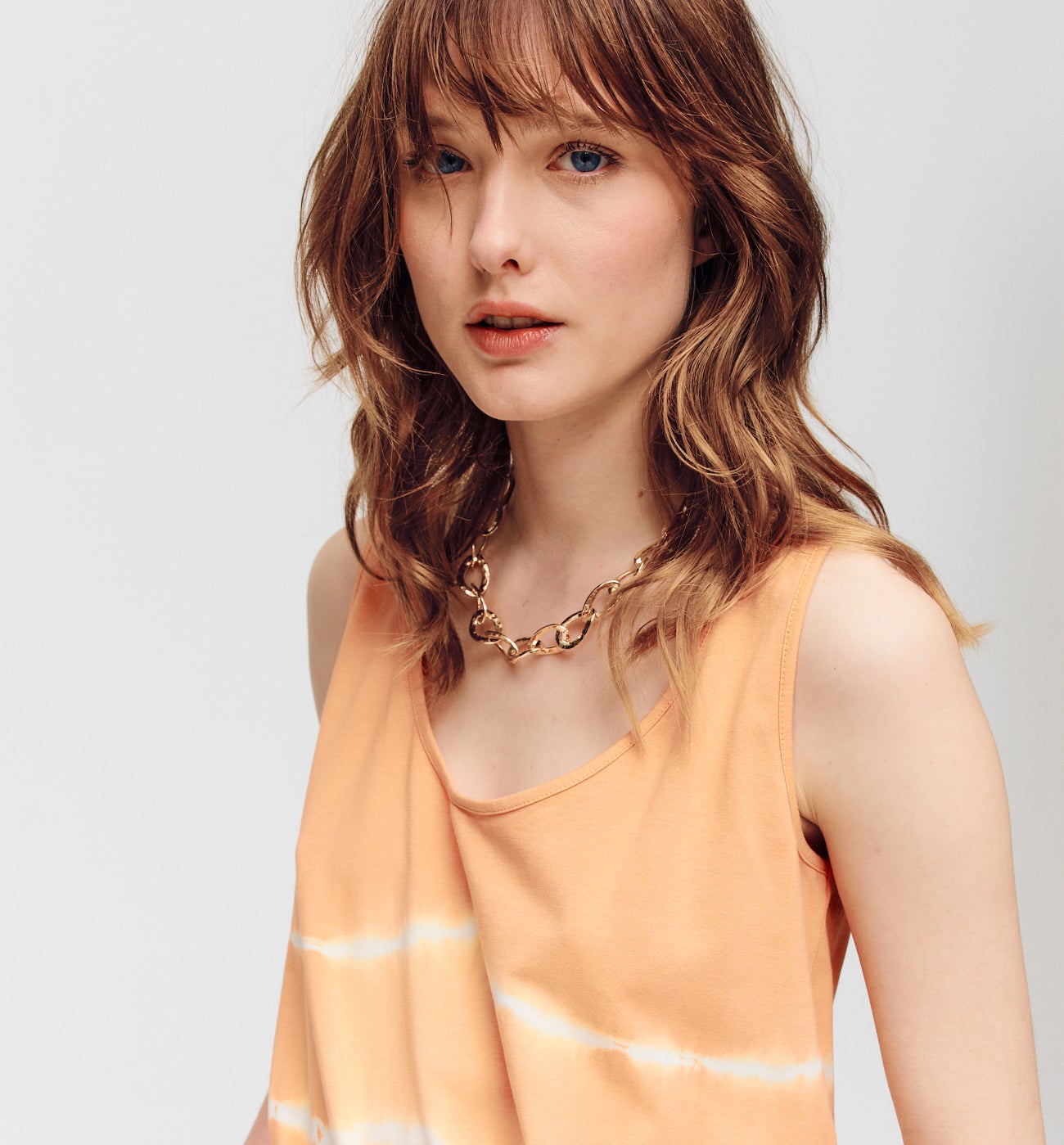 Débardeur tie dye Femme - Rouille