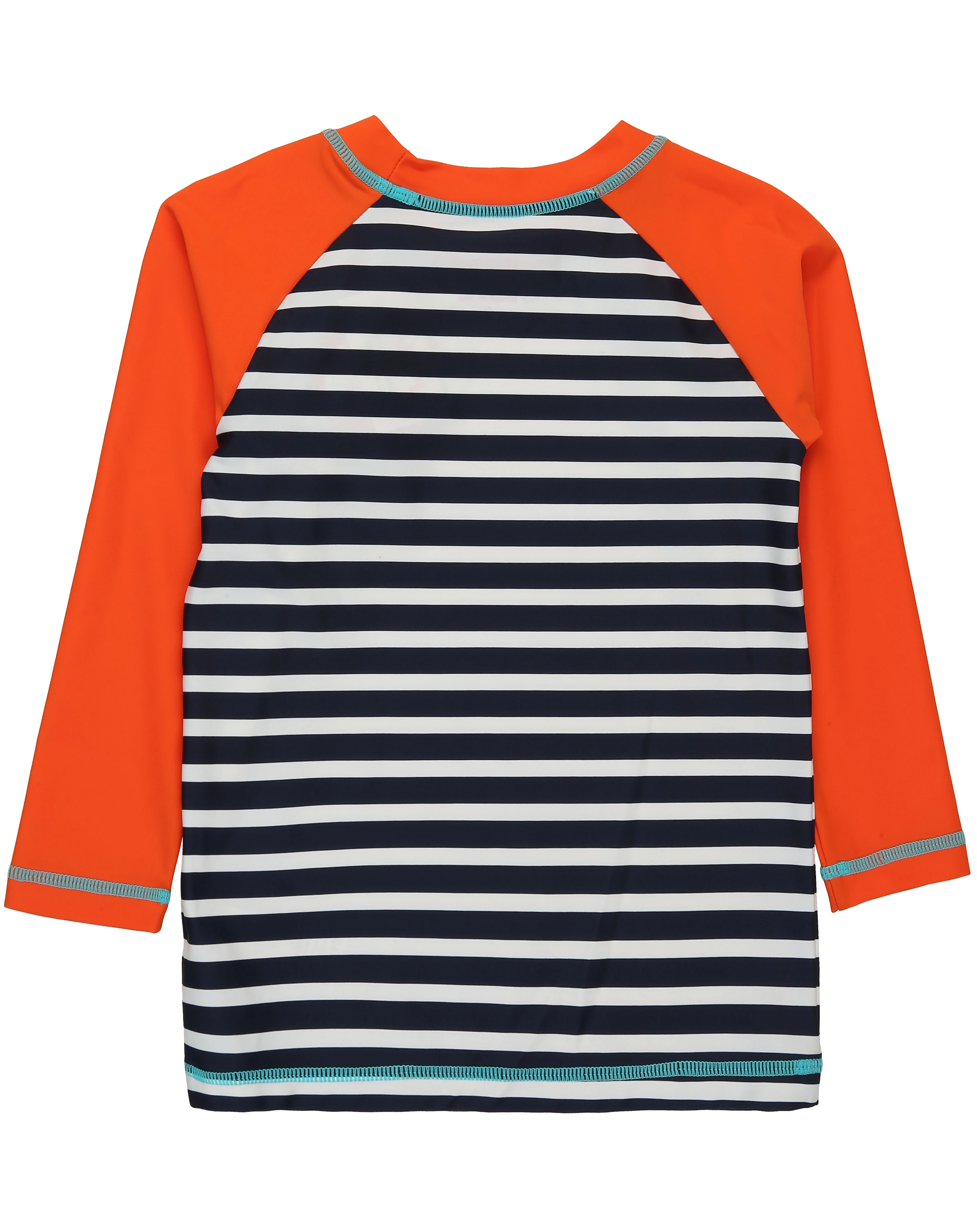Langarm-Badeshirt DINO SILHOUETTE in orange