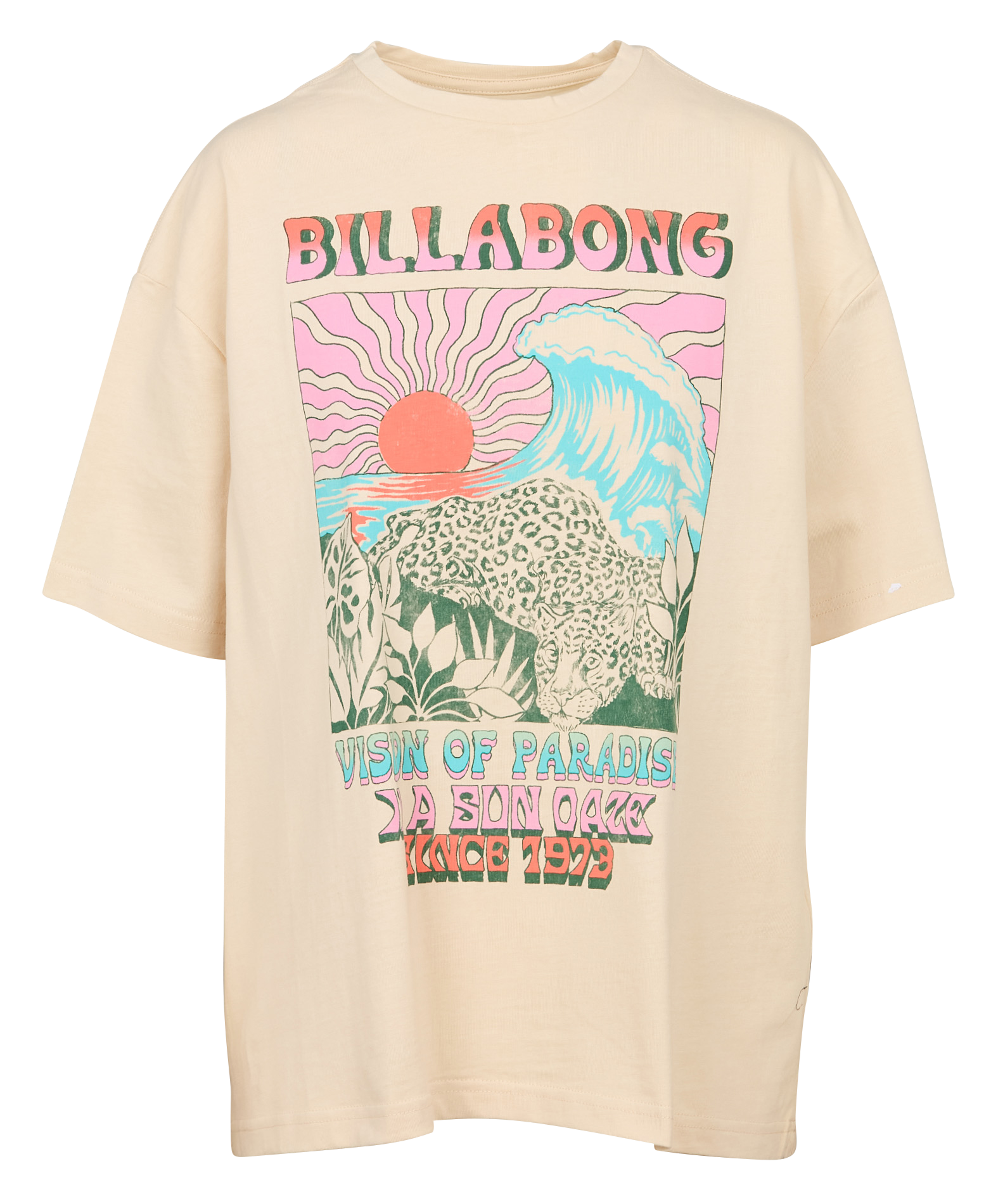 VISION OF PARAD - Tee-shirt col rond en coton | Beige