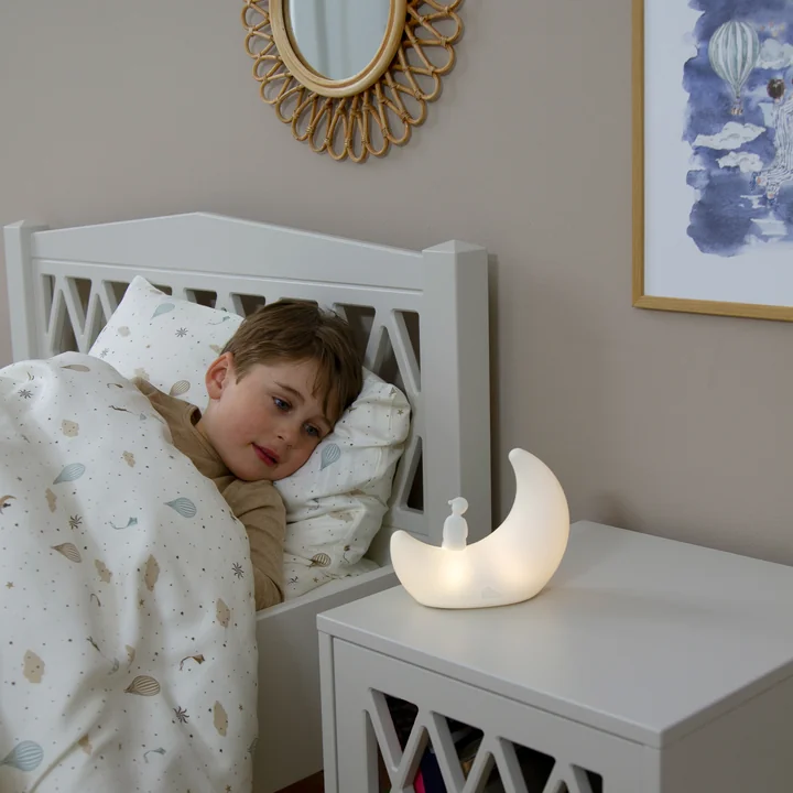 Cam Cam Copenhagen - Moon Akku-Tischleuchte, creme