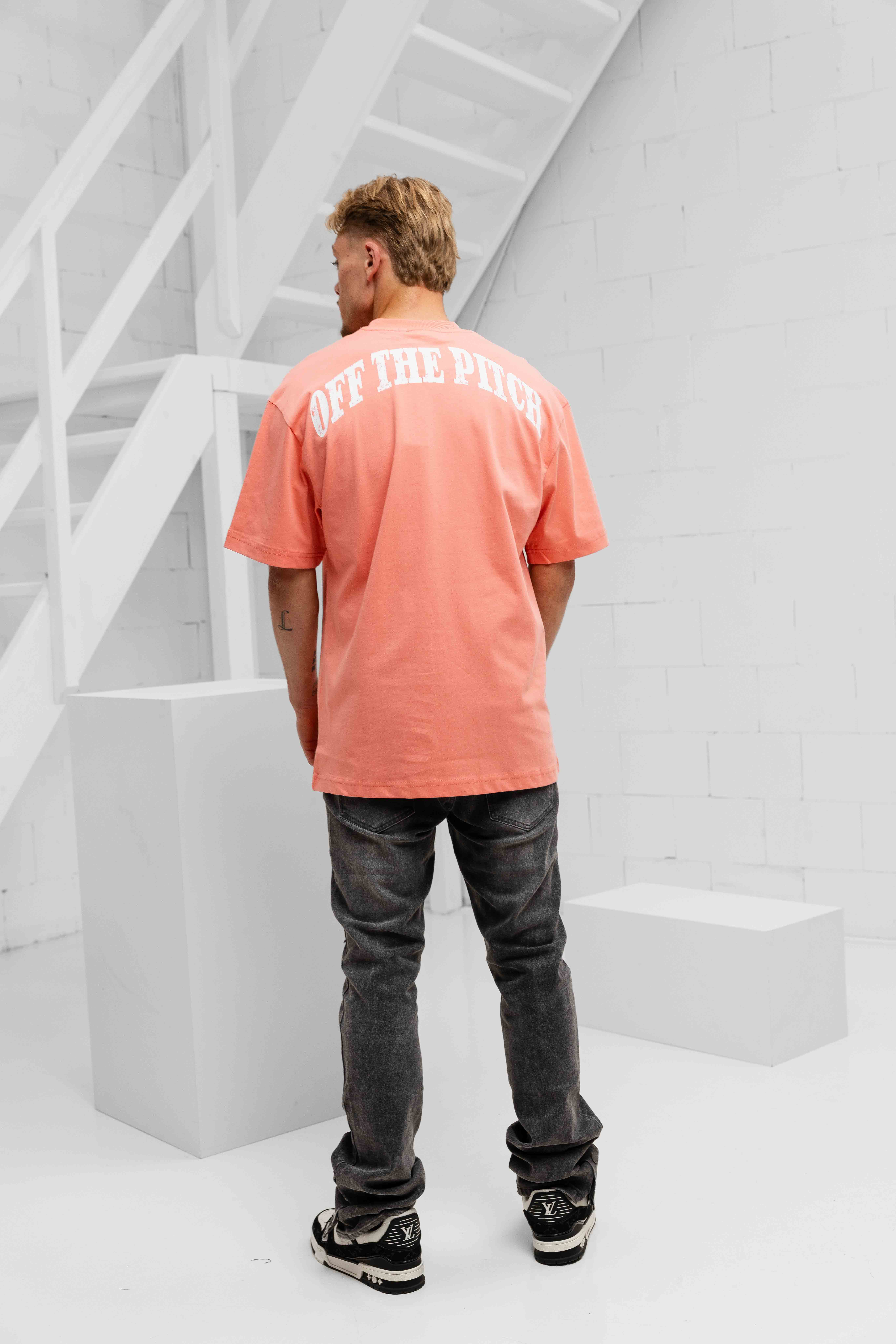 Off The Pitch Counter T-Shirt Heren Oranje