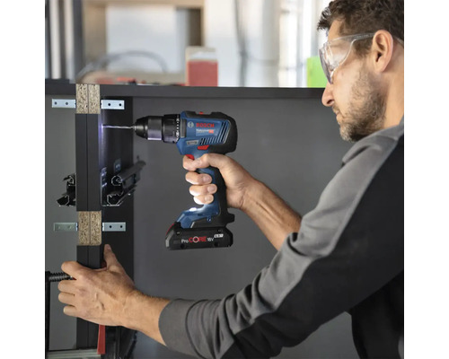 Bosch Professional GSR 18V-55 accuboormachine inclusief 2 accu's (4,0Ah), lader en L-koffer