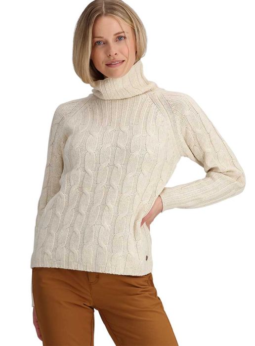 Baylands Cable Turtleneck Women sweater