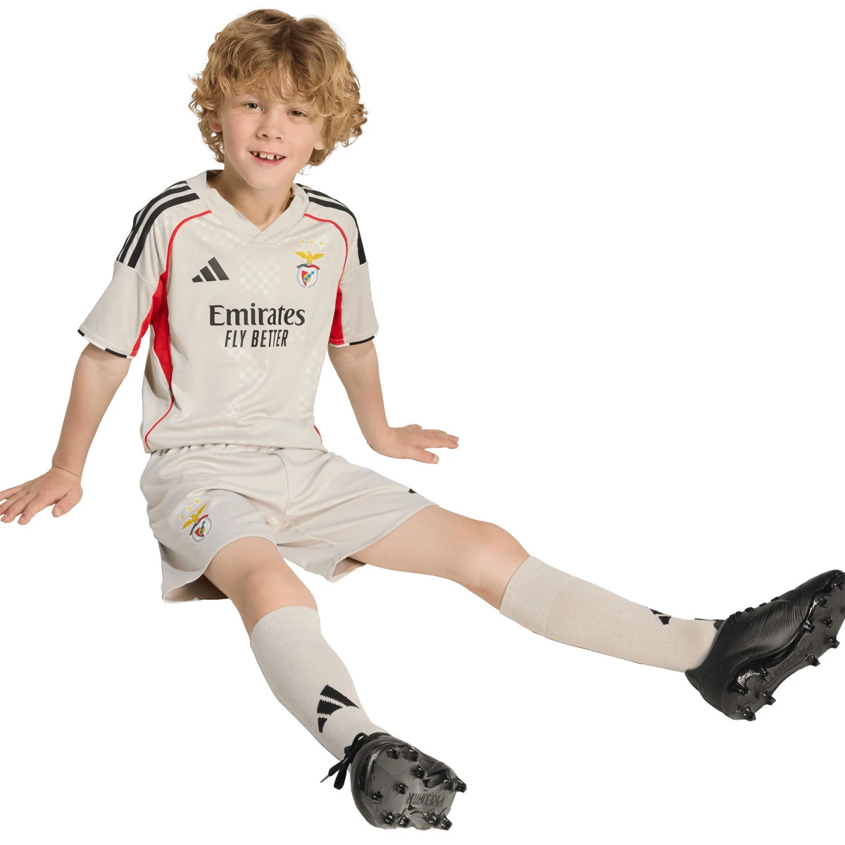 Conjunto adidas SLB Benfica Segundo Equipamento 2025-2026 Criança