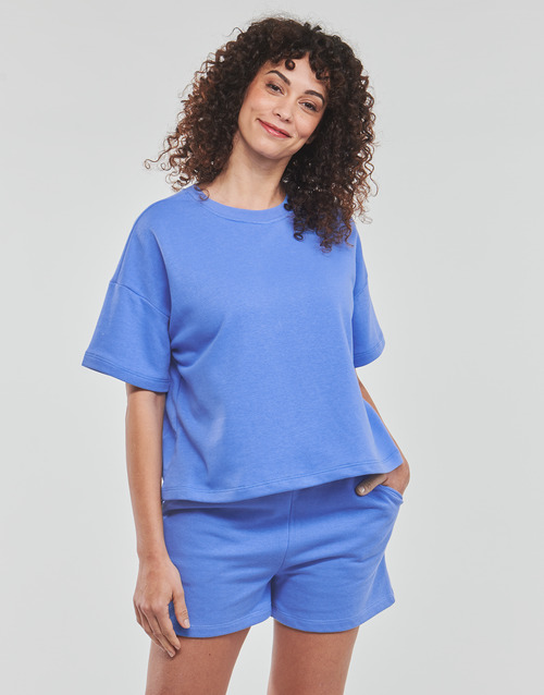 Pieces - PCCHILLI SUMMER 2/4 LOOSE SWEAT - Bleu