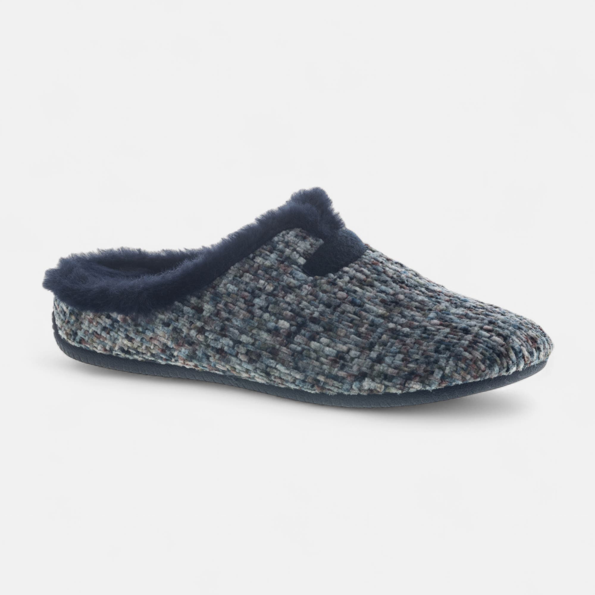 Pantoufles mules Femme bleu marine