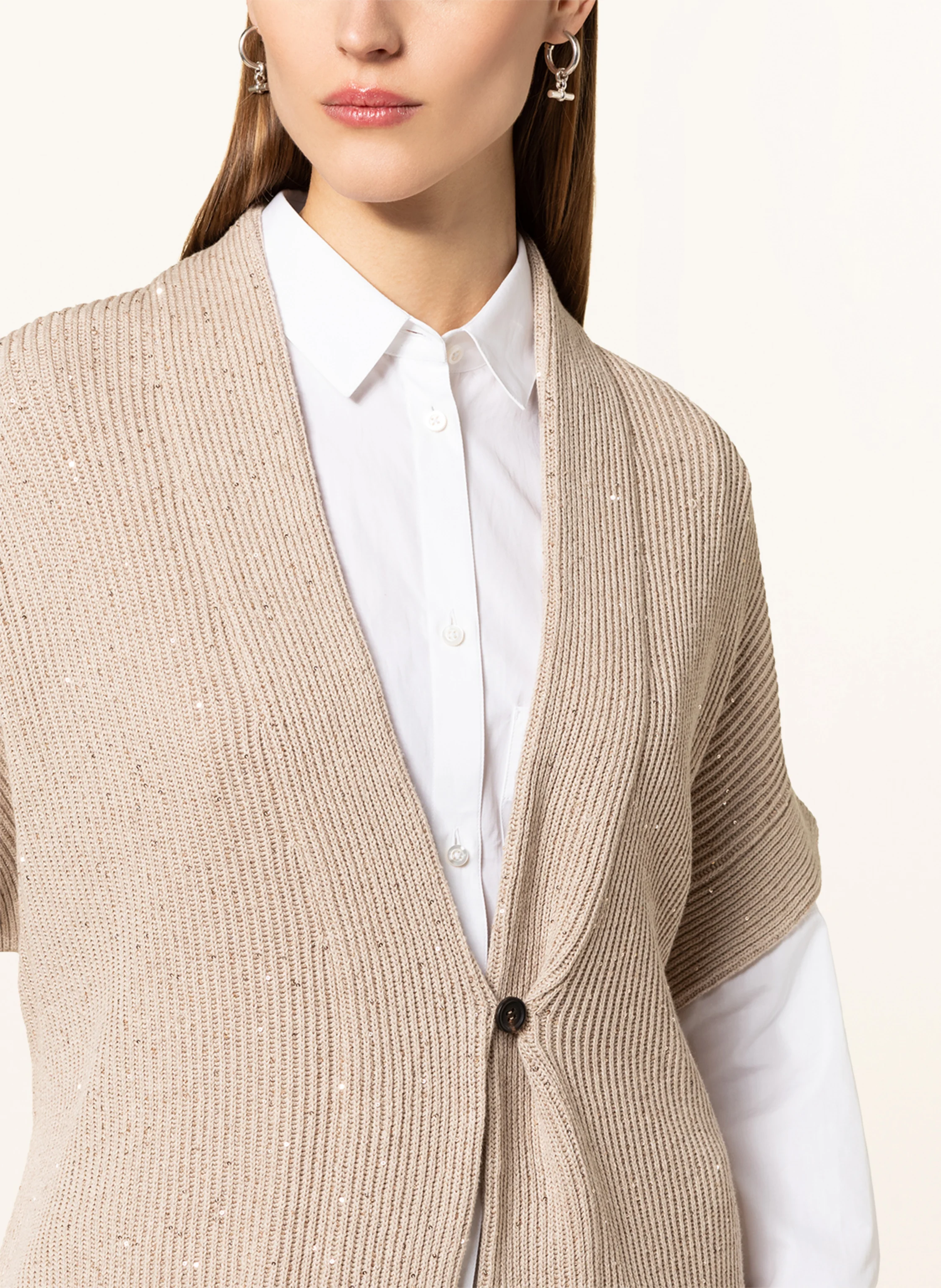 BRUNELLO CUCINELLI Strickjacke mit Pailletten