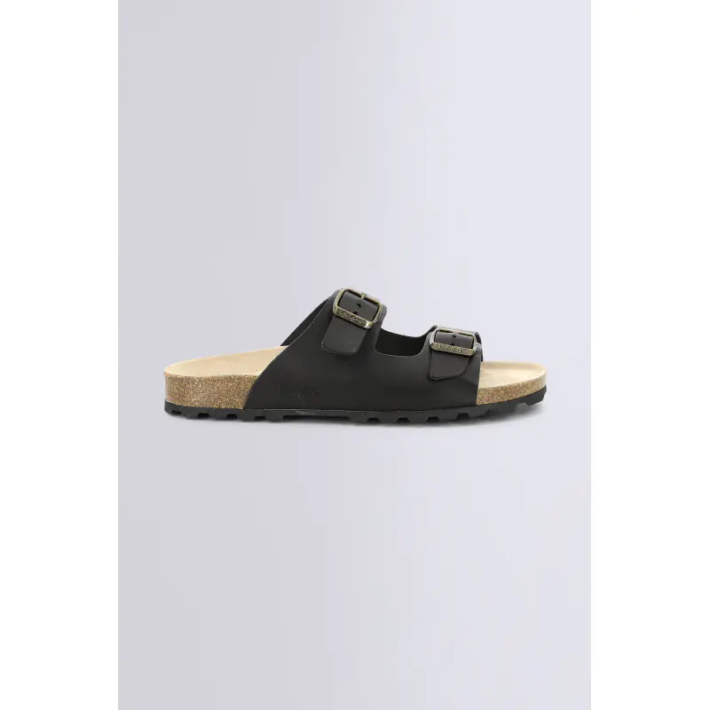 KICK ELK NOIR SANDALES Cuir Homme