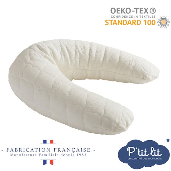 Coussin d'allaitement Bamboo   Ecru        de               P'tit lit