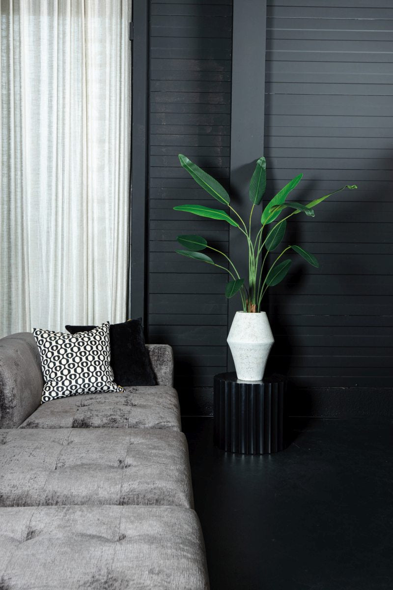 Ptmd plante artificielle boom - 70x80x120 cm - plastique - marron