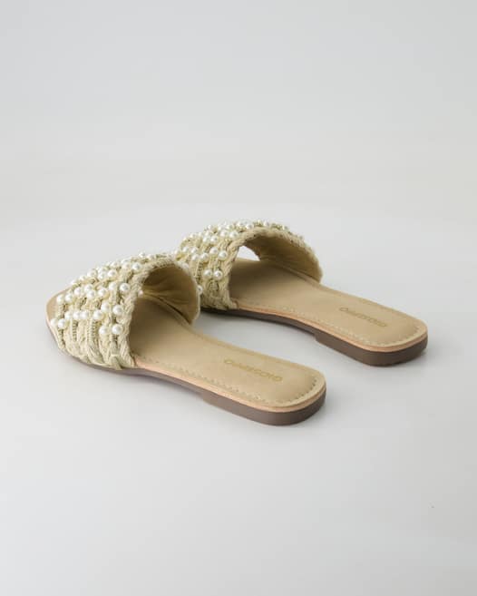 Gioseppo Langdon Pantoletten in Beige