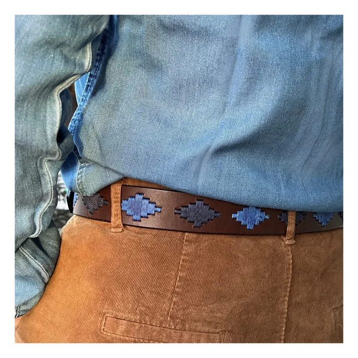 De Las Pampas Ceinture Criollon | Bleu