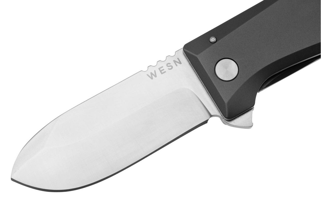 WESN Allman SN04-0, CPM S35VN, Titanium, zakmes