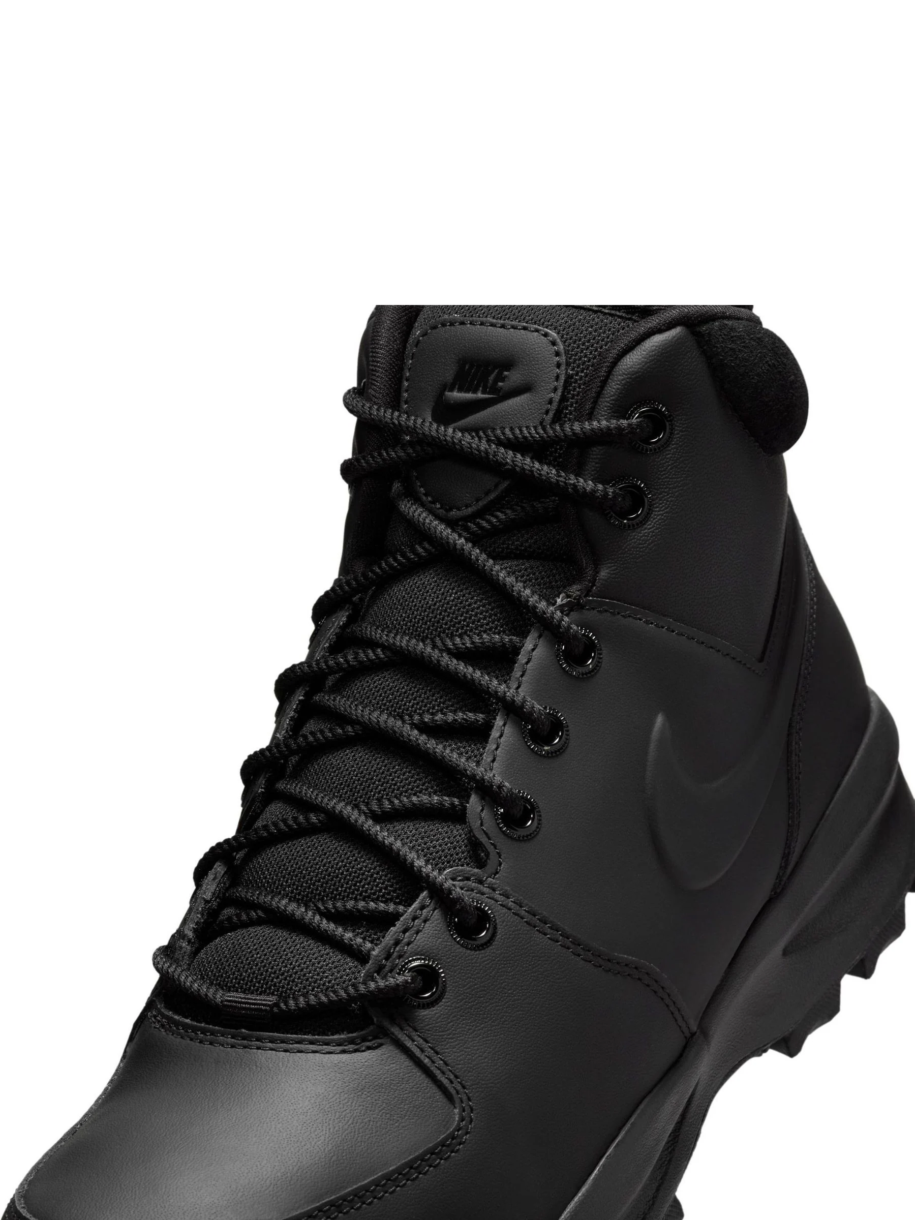Zwart - Nike leren Manoa laarzen