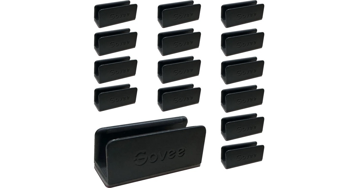 GoveeClip for Govee Neon Rope Light 2 bevestiging  (Zwart, 20 stuks)