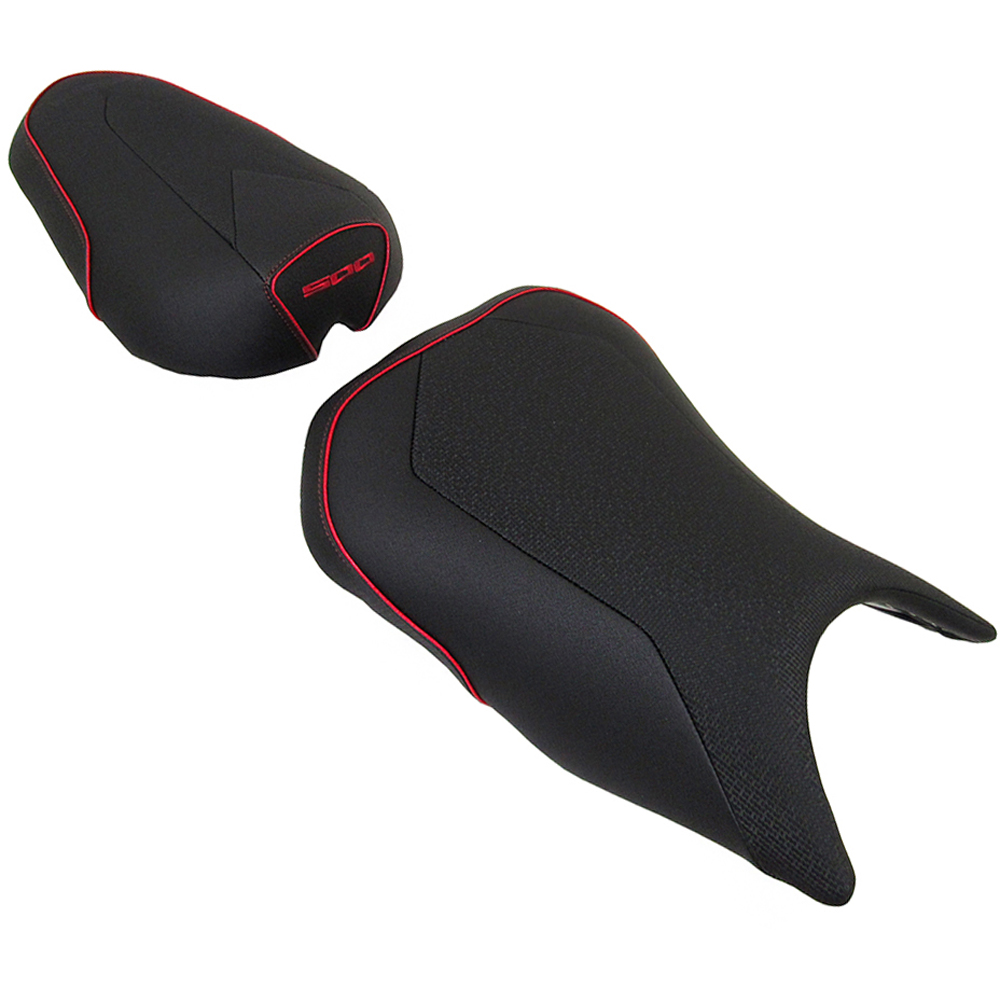 Bagster - Selle Ready Luxe Honda CB500 F/R (2016-2020) Noir / Rouge
