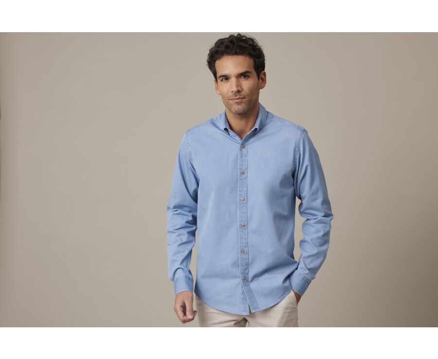 Chemise jean Denim Clair - CAMERON