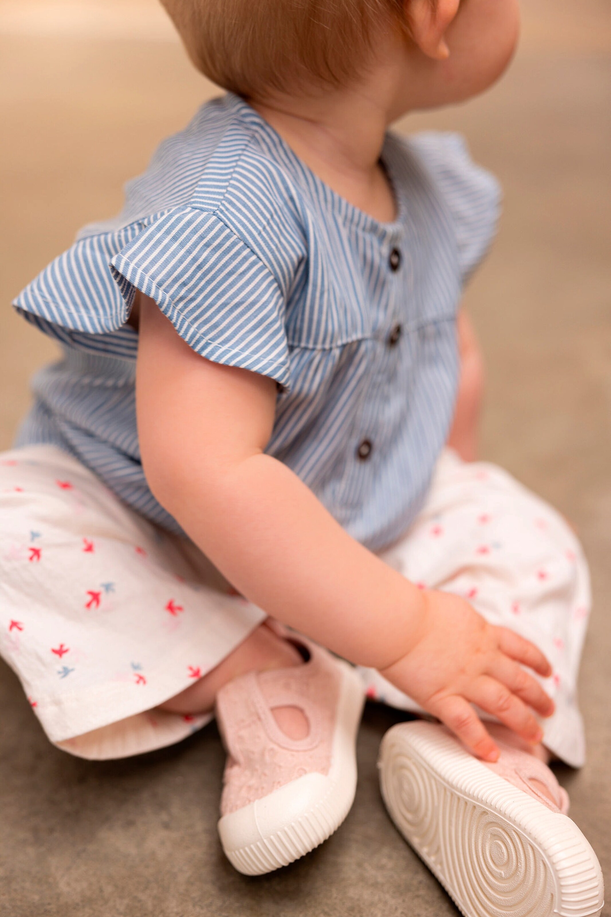 Noppies Baby Hose Morada Animals pattern Off white