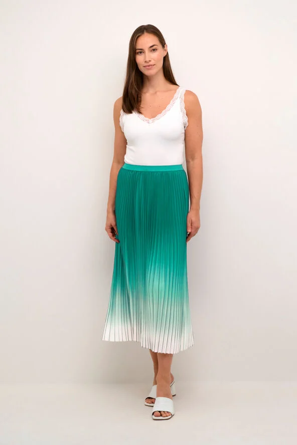 Culture CUscarlett Ombre Skirt Holly green
