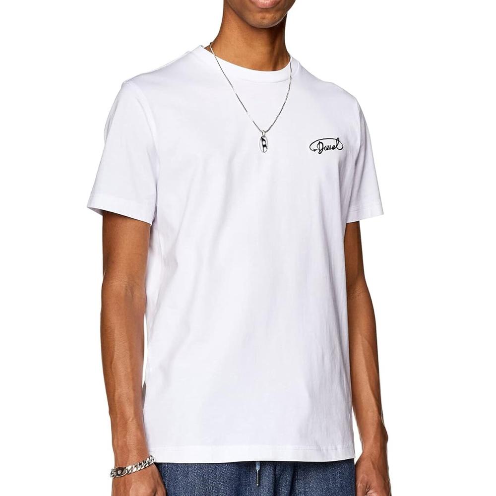 Diesel T-shirt Blanc Homme Diesel Diegor100
