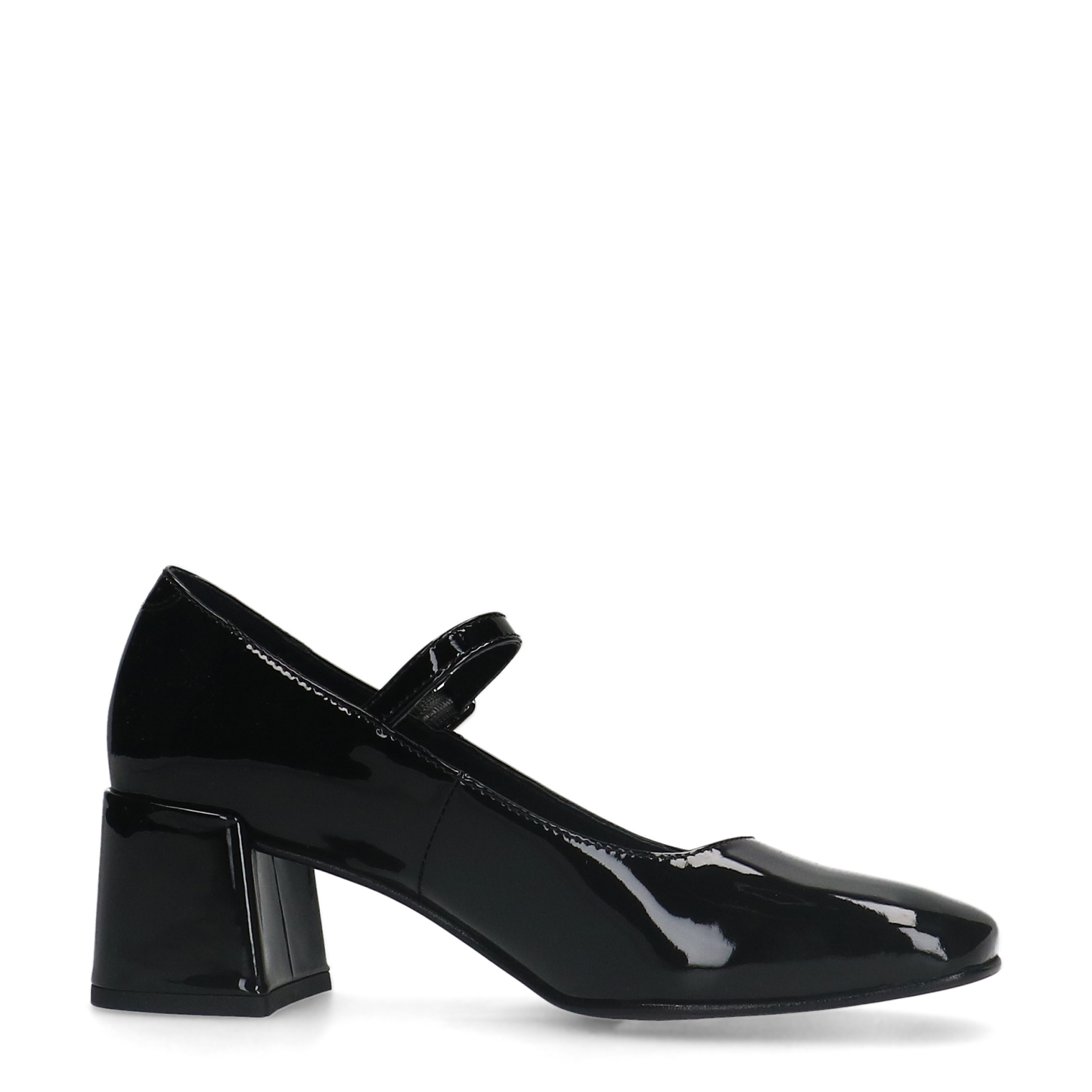 Zwarte lakleren Mary Jane pumps
