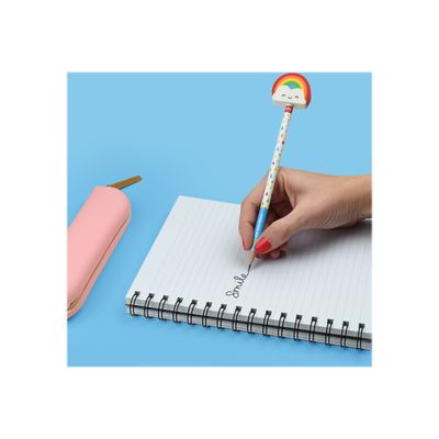Legami - Crayon à papier HB avec gomme - arc-en-ciel
