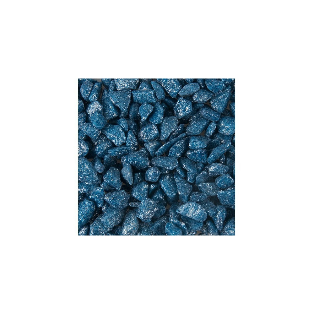 Gravier brillant néon bleu foncé 1 kg aquarium